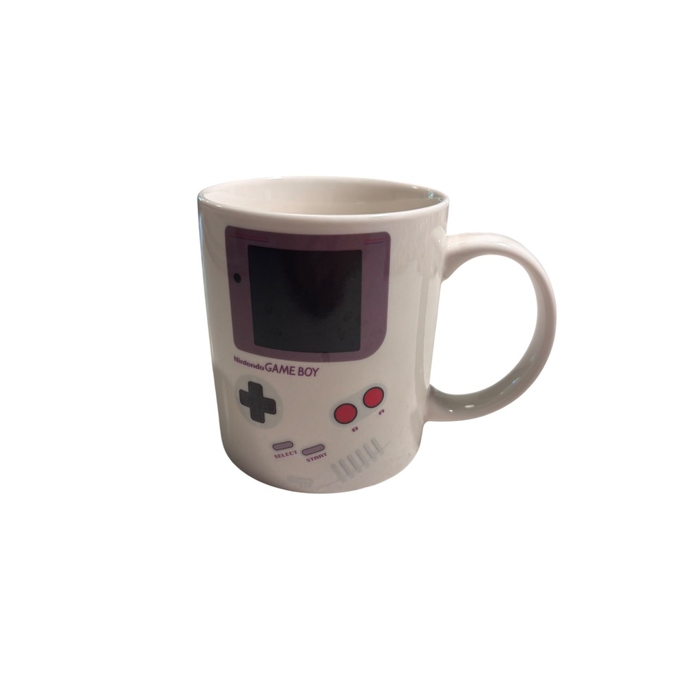 Nintendo Game Boy Ceramic Coffee Mug Paladone 2016 Retro Gaming White Drinkware